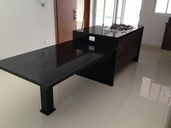 Pia, Ilha e Mesa em Granito Preto São Gabriel - Image 2