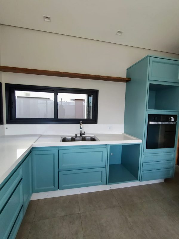 Pia em Quartzo Branco Glacial