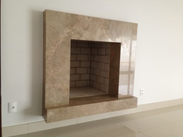 Lareira Mármore Bronze Armani - Image 2